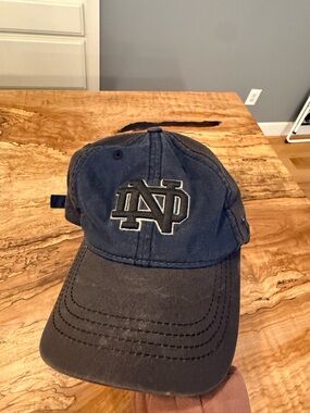 Notre Dame Adjustable Navy Baseball Cap